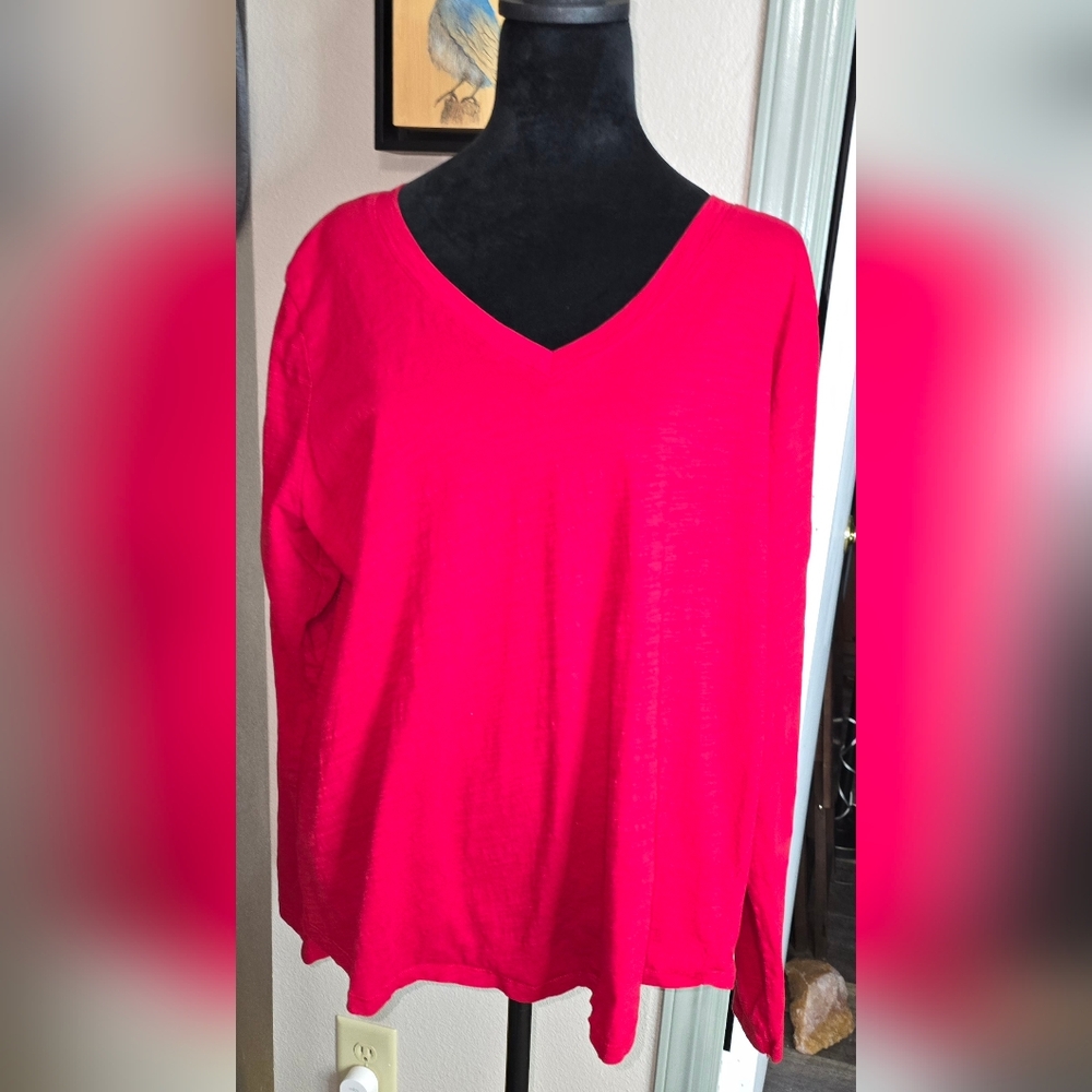 Sonoma Vibrant Red Everyday Longsleeve Tee XXL (K)